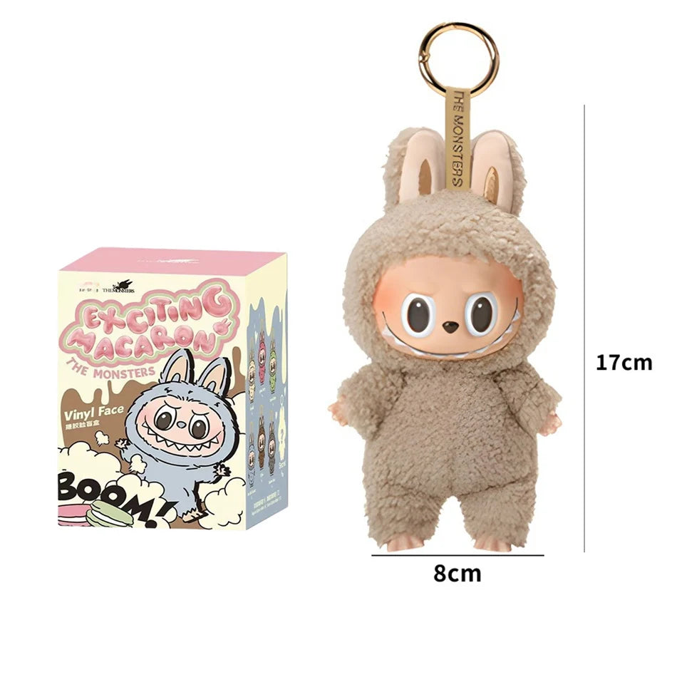 2025 New Labubu The Monsters Heartbeat Macaron Enamel Face Blind Box labubu sitting party Kawaii Doll Kid Christmas Gifts