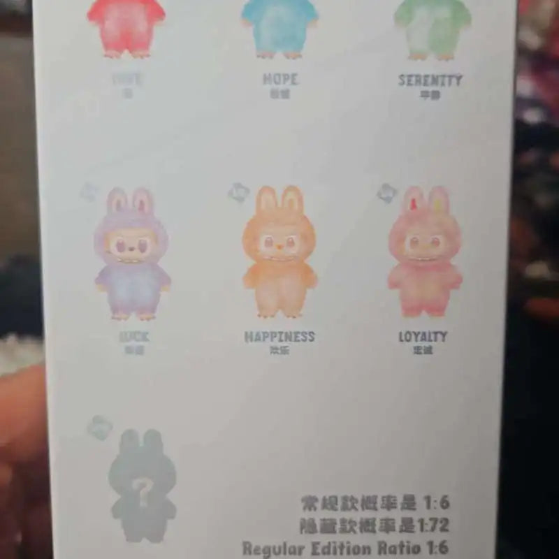 Labubu V3 Big Into Energy Series Blind Box The Monsters Vinyl Plush Pendant Face Doll Action Figure Replica Labubu Keychain Gift