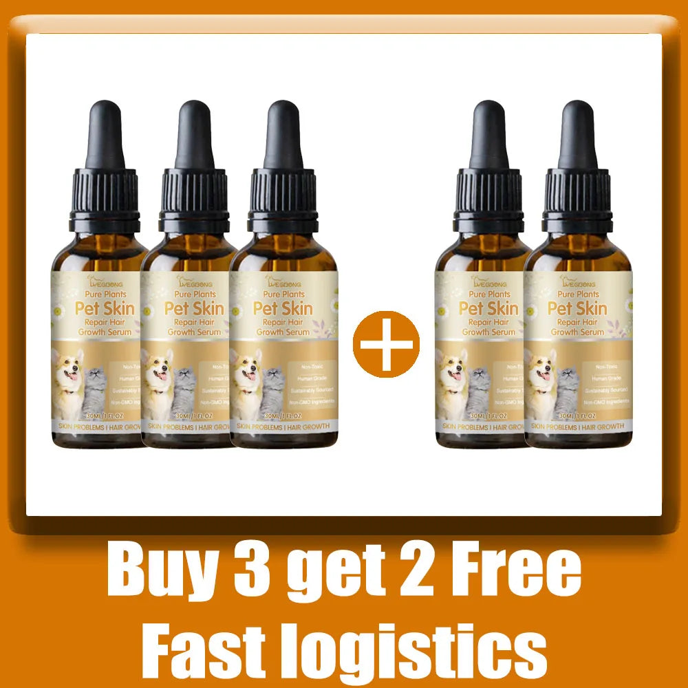 Pet Moss Essence Anti-Itch Anti-flea Mites Ticks Spray For Cat And Dog Skin Problems Pet Healthy Care