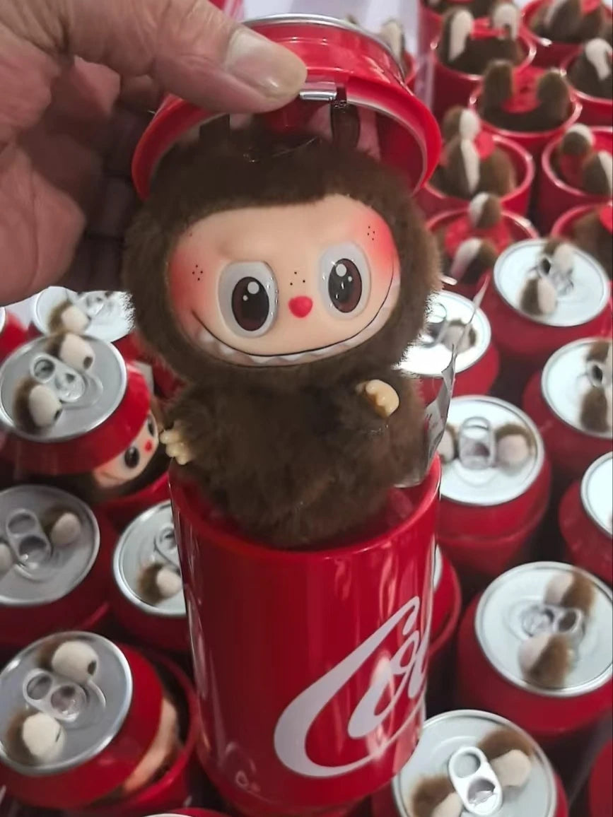 Labubu V3 Big Into Energy Series Blind Box The Monsters Vinyl Plush Pendant Face Doll Action Figure Replica Labubu Keychain Gift