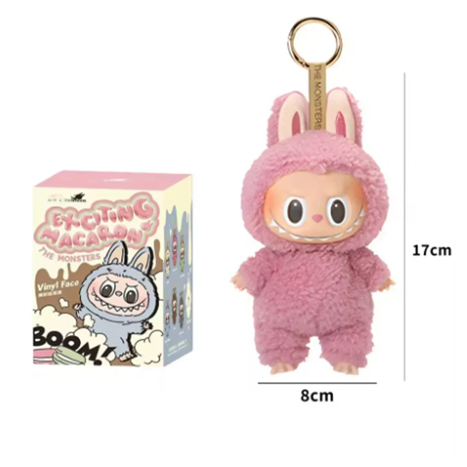 Cute Hot Sale Anime Figure Labubu Vinyl Pendant Doll Model Toy Cute Monster Replica Keychain Toys Birthday Gifts