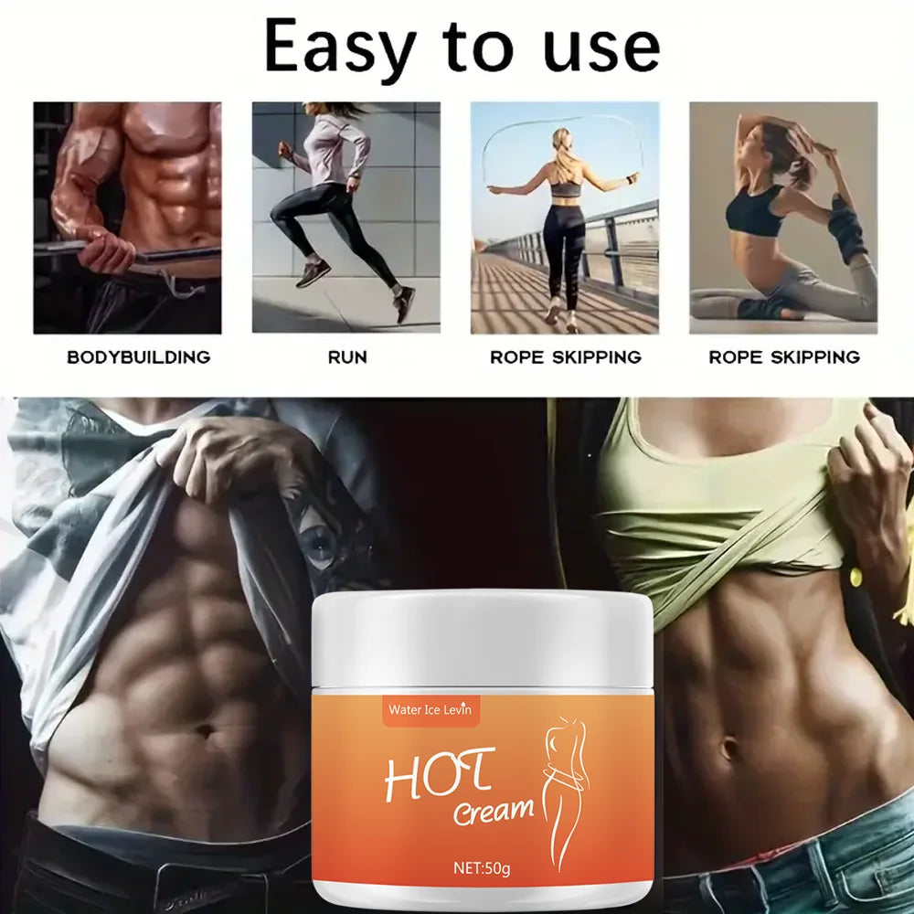 New Heat massage cream, body massage cream, fitness massage cream, improve muscle training and fitness effect 50g