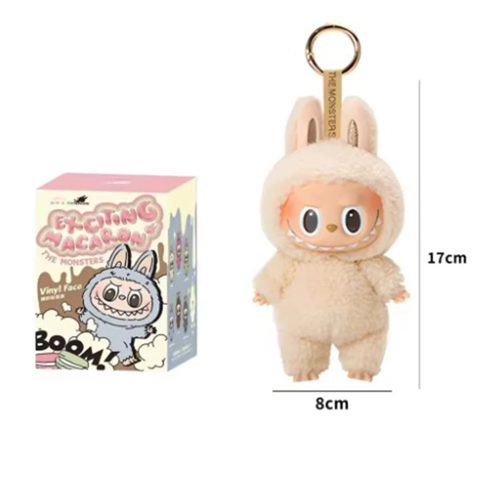 Cute Hot Sale Anime Figure Labubu Vinyl Pendant Doll Model Toy Cute Monster Replica Keychain Toys Birthday Gifts