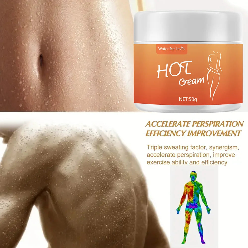 New Heat massage cream, body massage cream, fitness massage cream, improve muscle training and fitness effect 50g