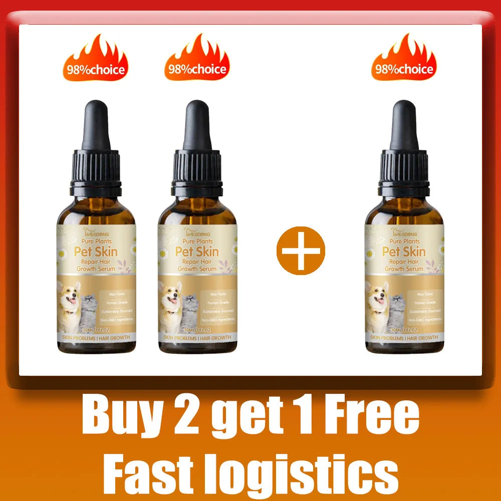 Pet Moss Essence Anti-Itch Anti-flea Mites Ticks Spray For Cat And Dog Skin Problems Pet Healthy Care