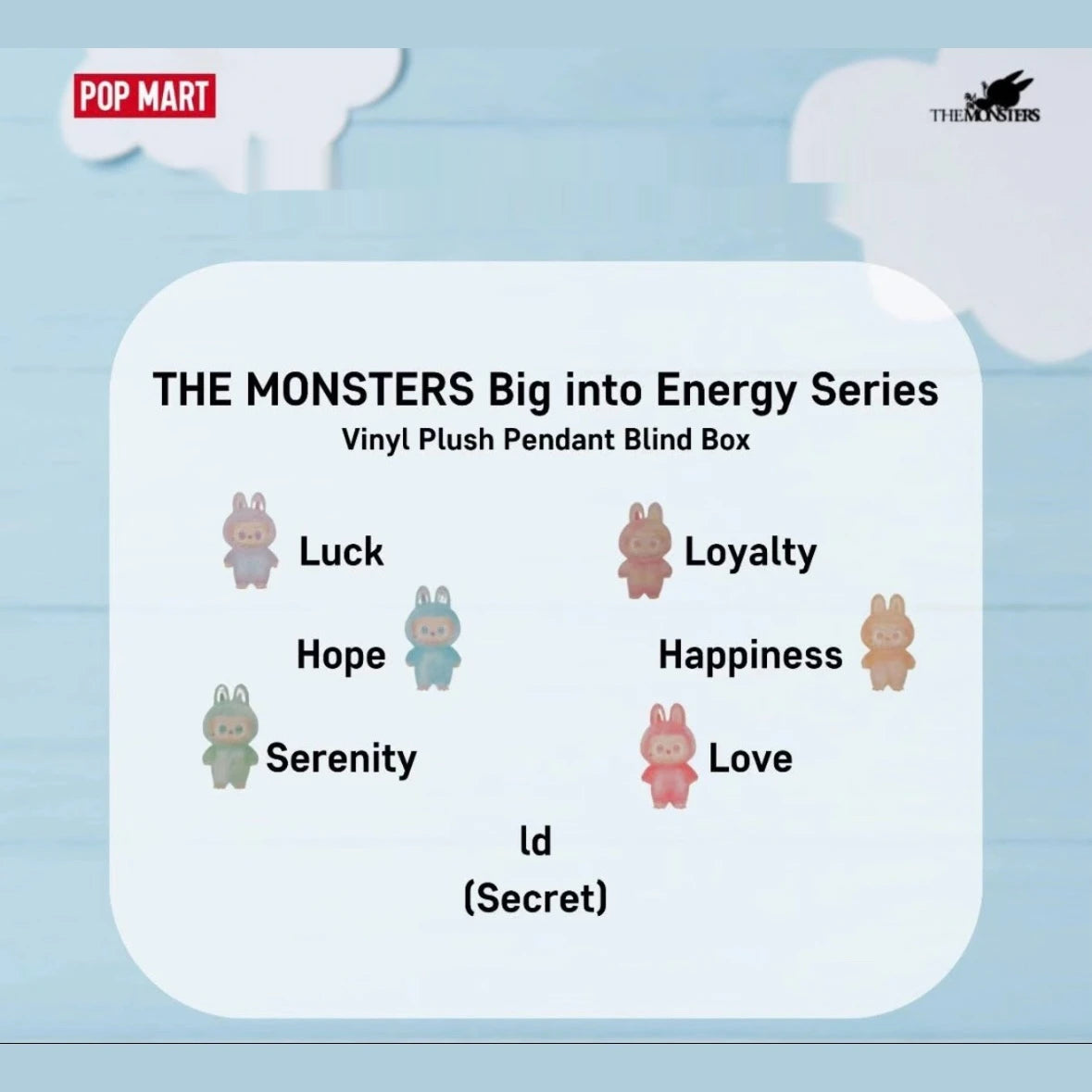 Labubu V3 Big Into Energy Series Blind Box The Monsters Vinyl Plush Pendant Face Doll Action Figure Replica Labubu Keychain Gift