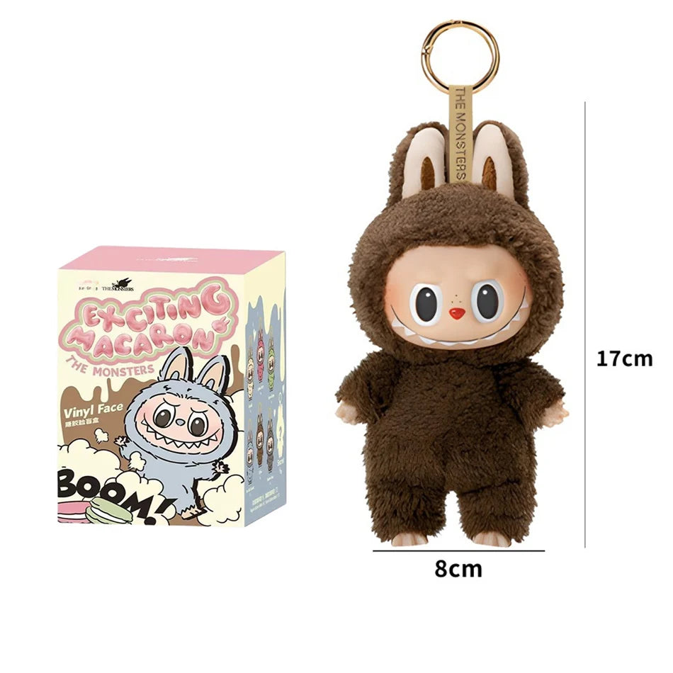 2025 New Labubu The Monsters Heartbeat Macaron Enamel Face Blind Box labubu sitting party Kawaii Doll Kid Christmas Gifts