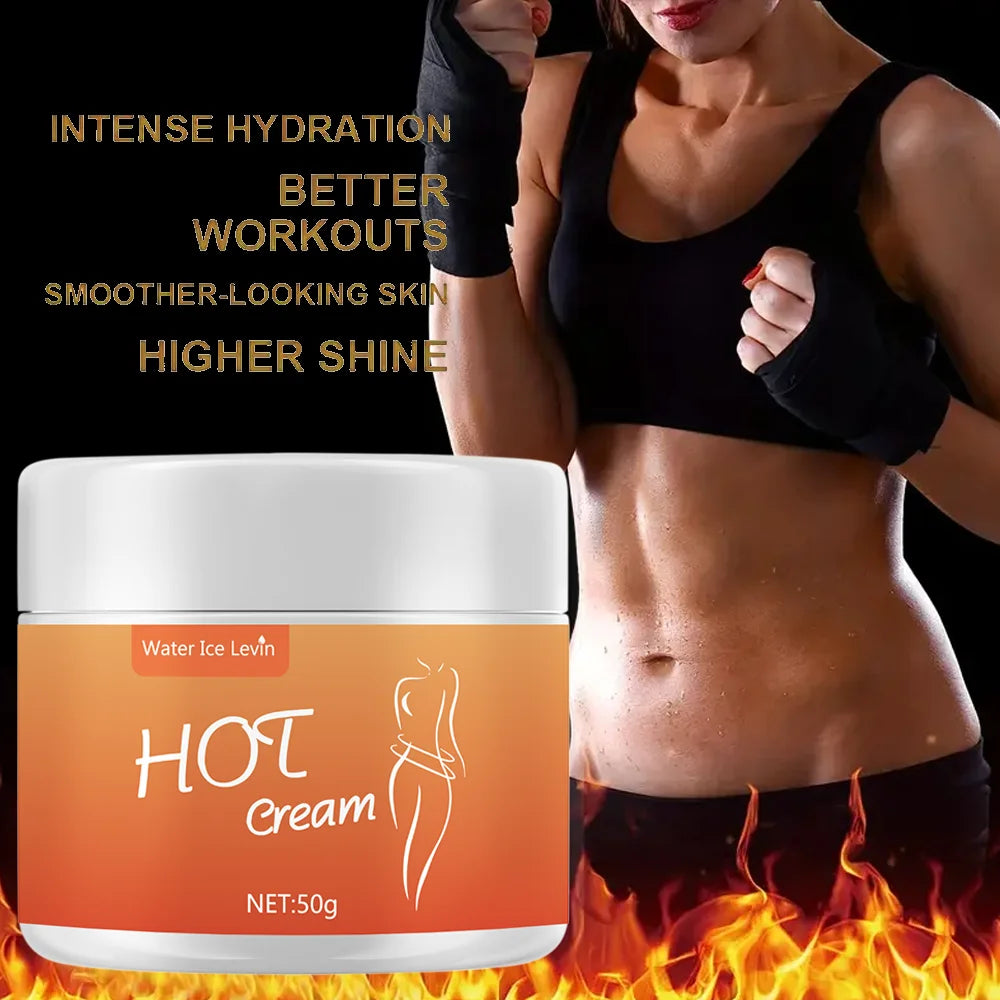 New Heat massage cream, body massage cream, fitness massage cream, improve muscle training and fitness effect 50g