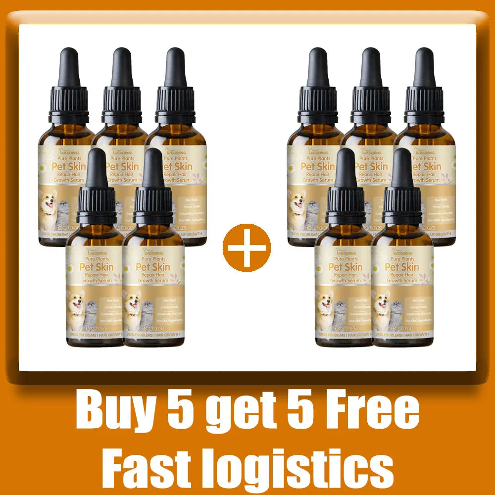 Pet Moss Essence Anti-Itch Anti-flea Mites Ticks Spray For Cat And Dog Skin Problems Pet Healthy Care