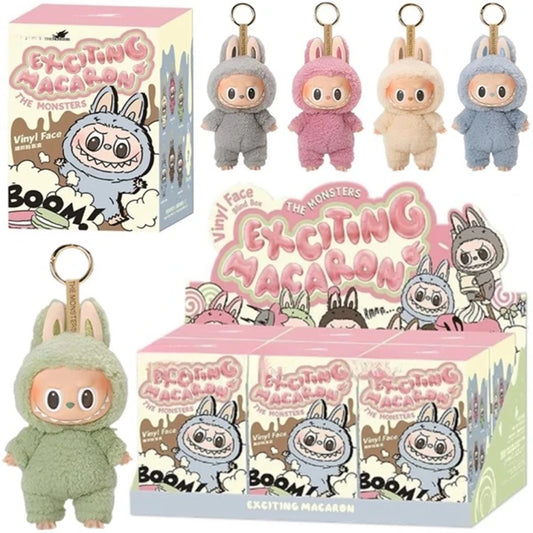 Cute Hot Sale Anime Figure Labubu Vinyl Pendant Doll Model Toy Cute Monster Replica Keychain Toys Birthday Gifts
